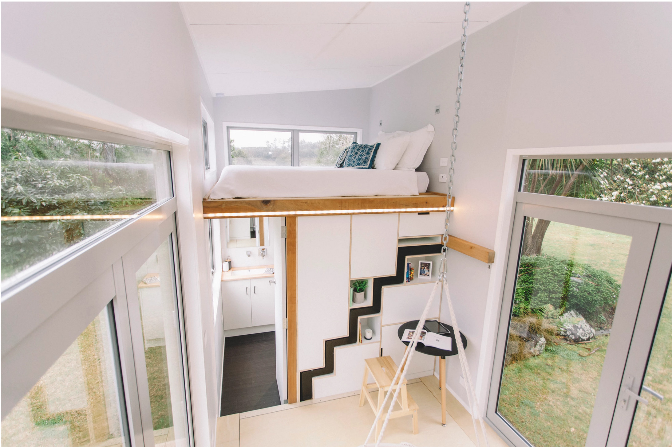 chambre tiny house 17m2