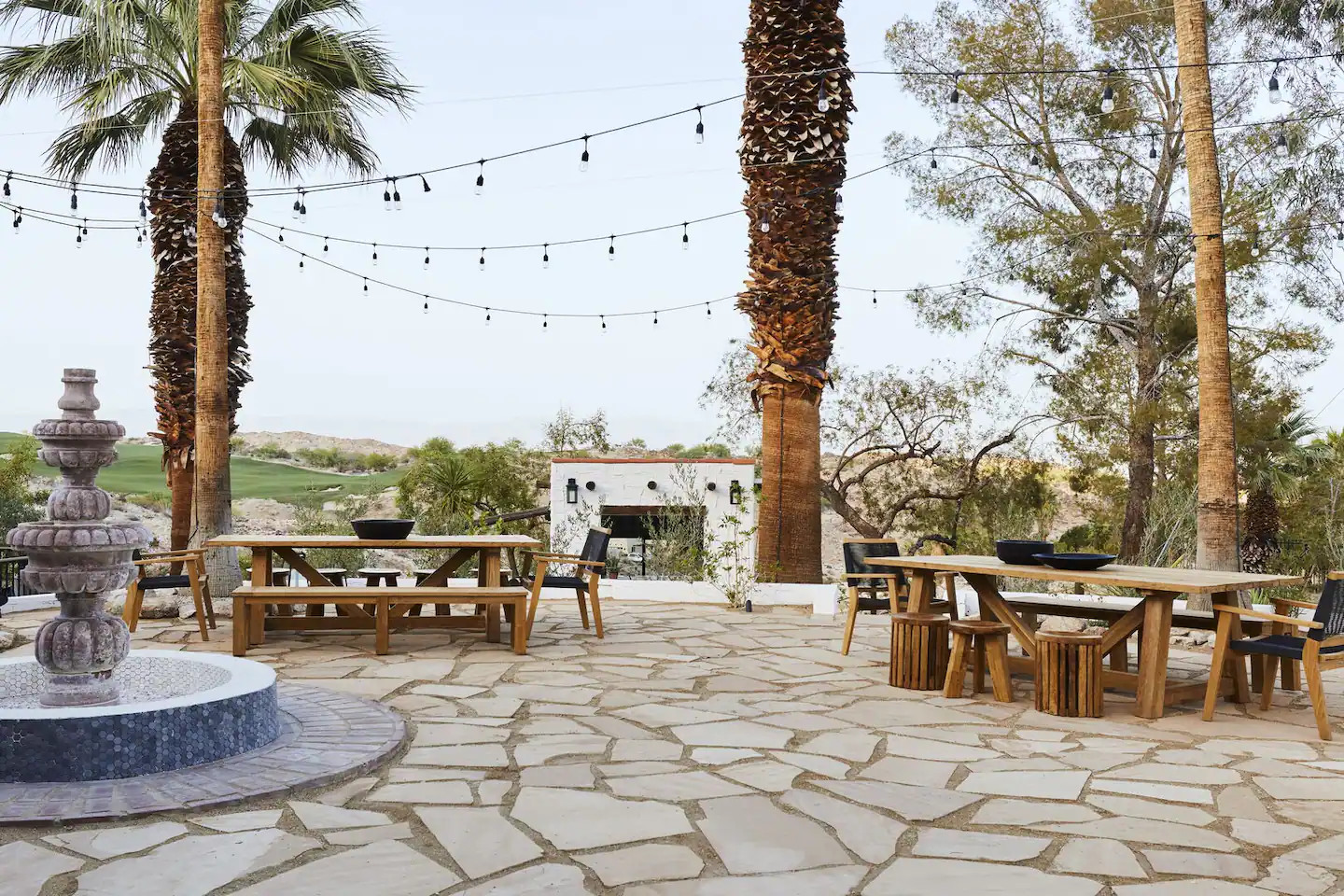 terrasse en pierres