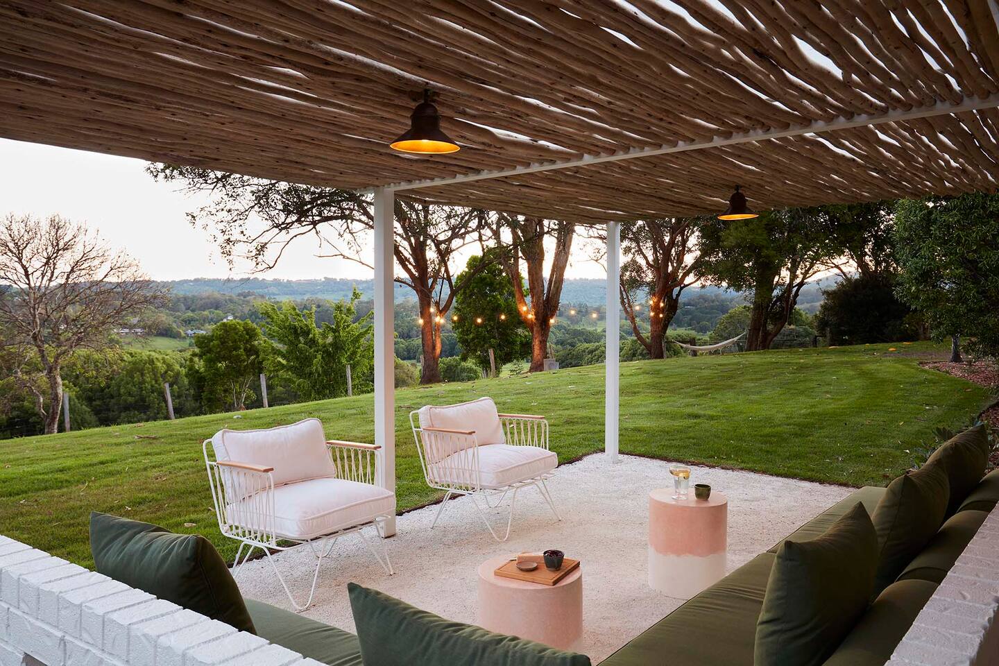 terrasse avec pergola