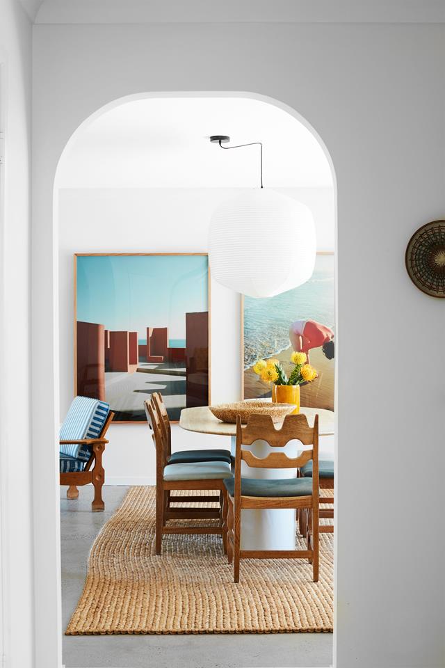 salle à manger décoration mid-century