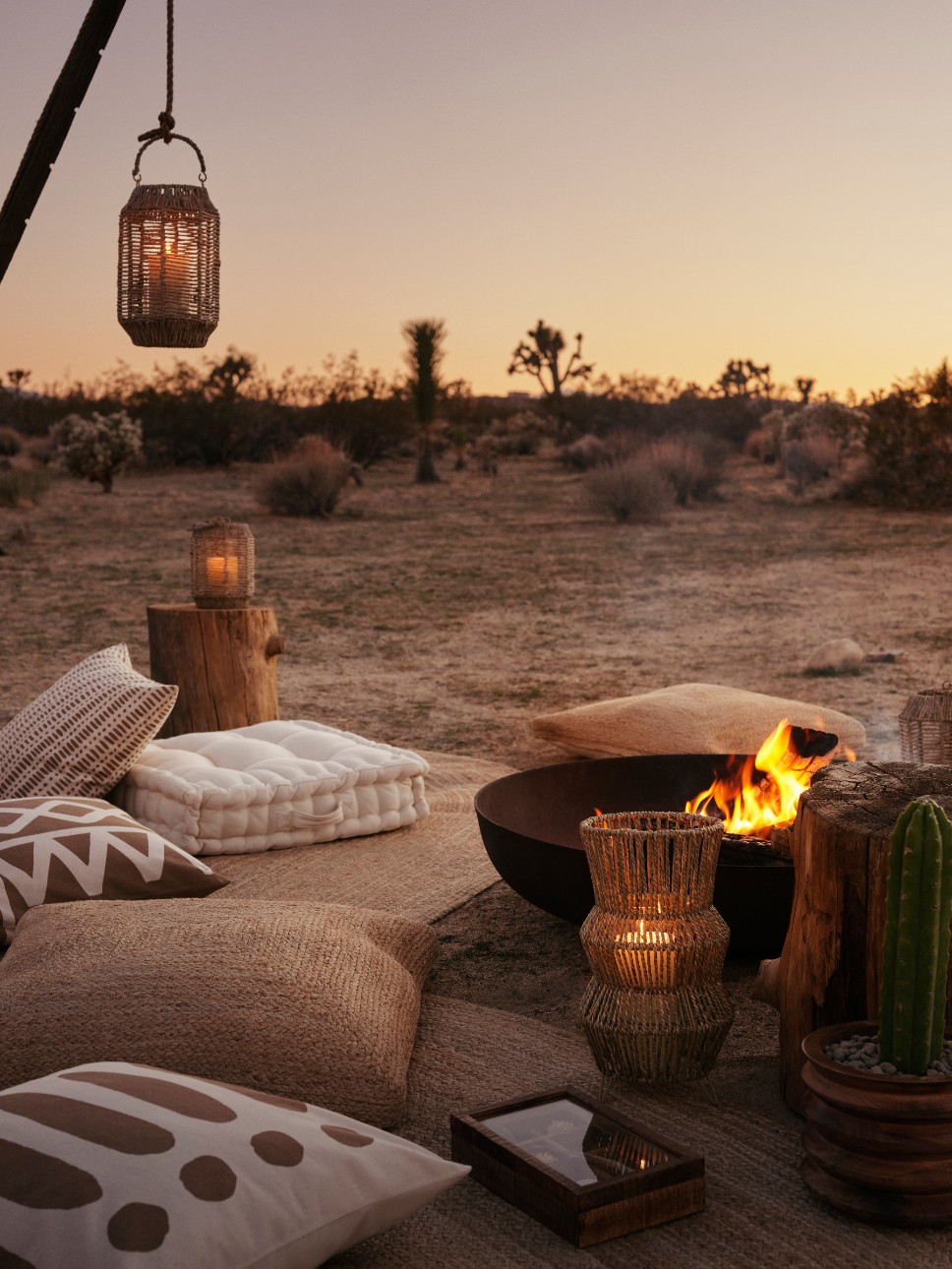 terrasse aménagée par H&M Home 