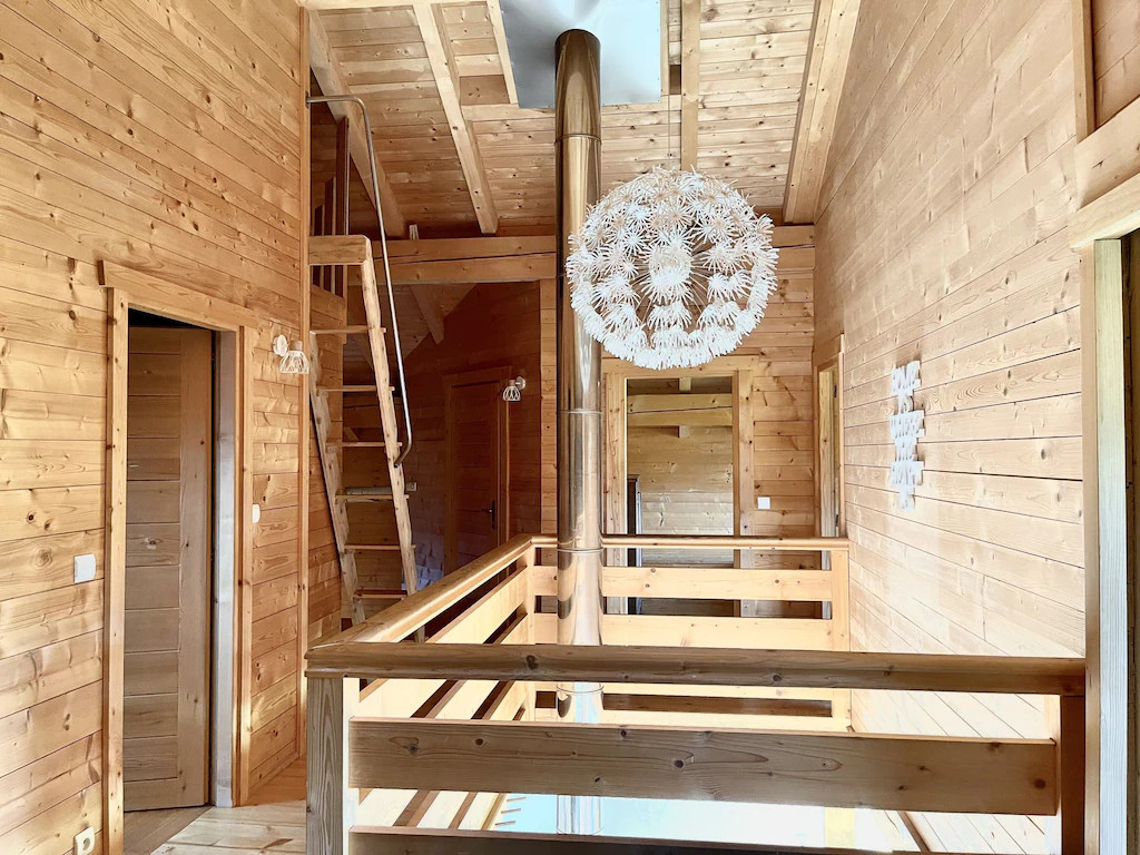 palier maison bois