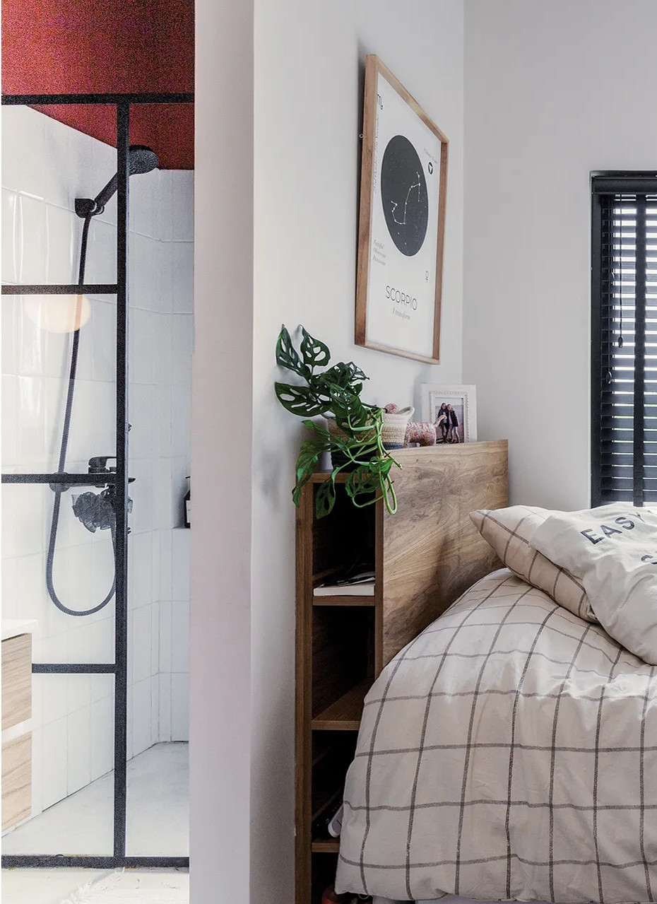chambre avec salle de bain maison contemporaine