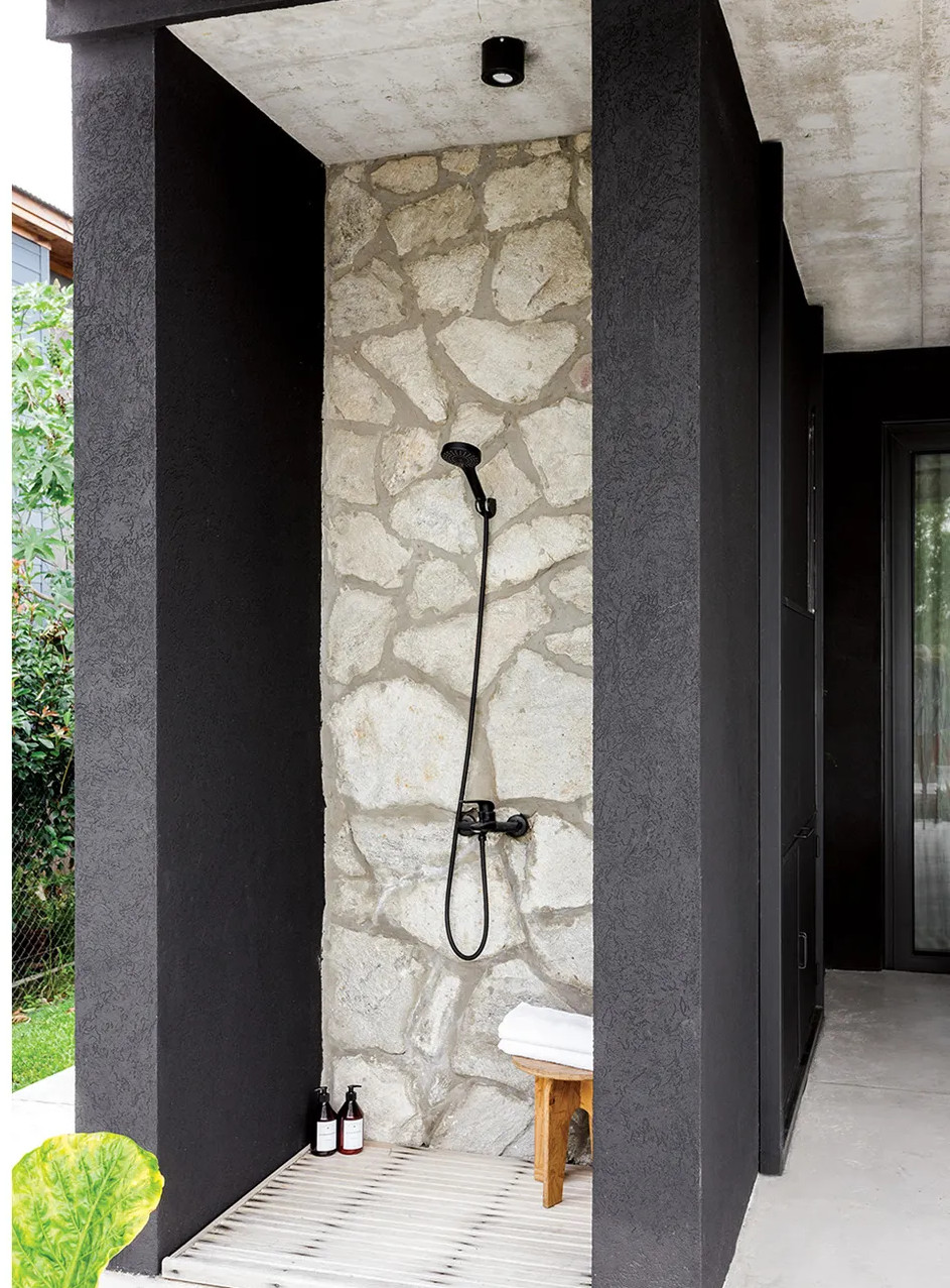 douche d'extérieur
