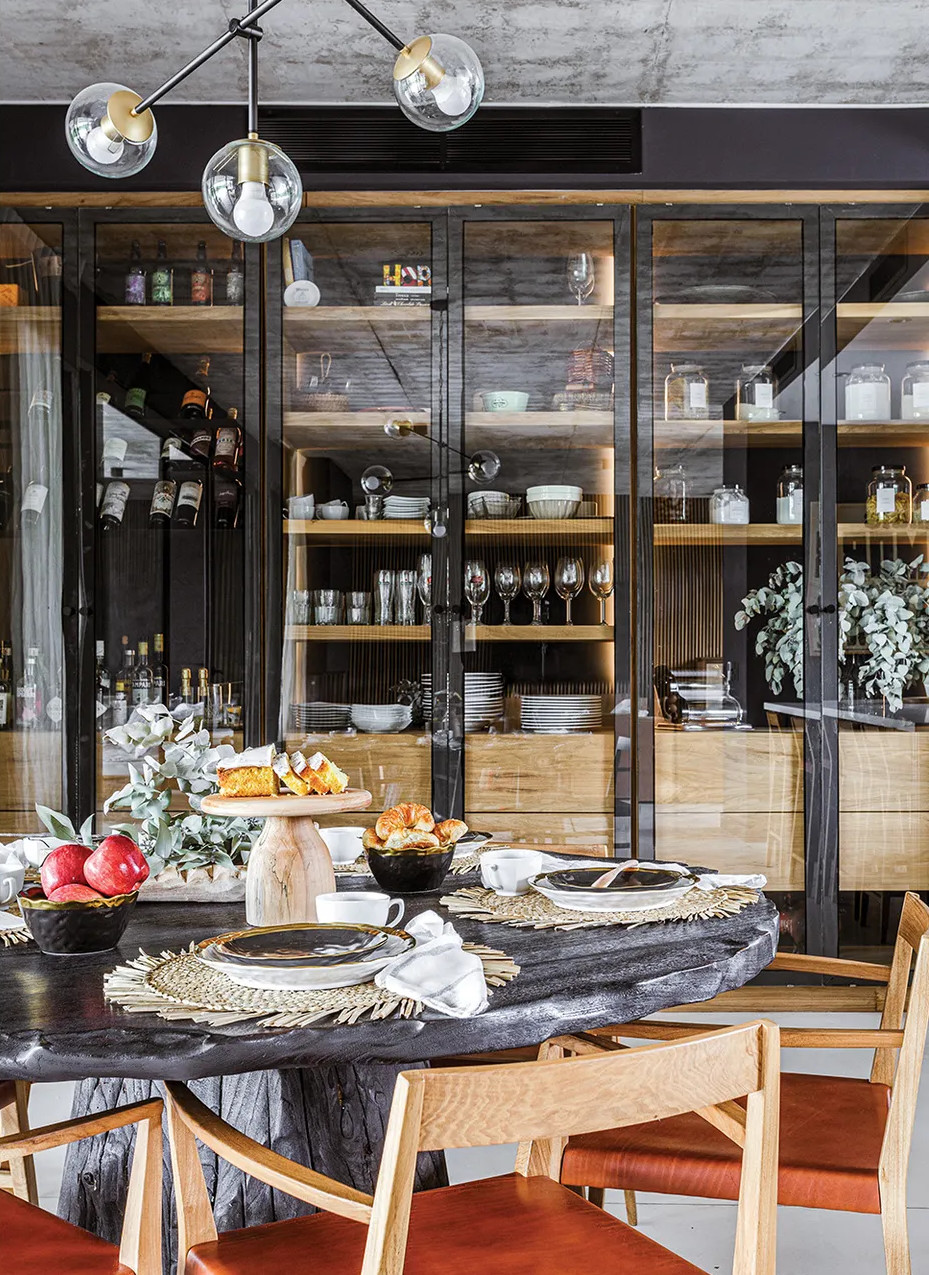 salle à manger maison contemporaine
