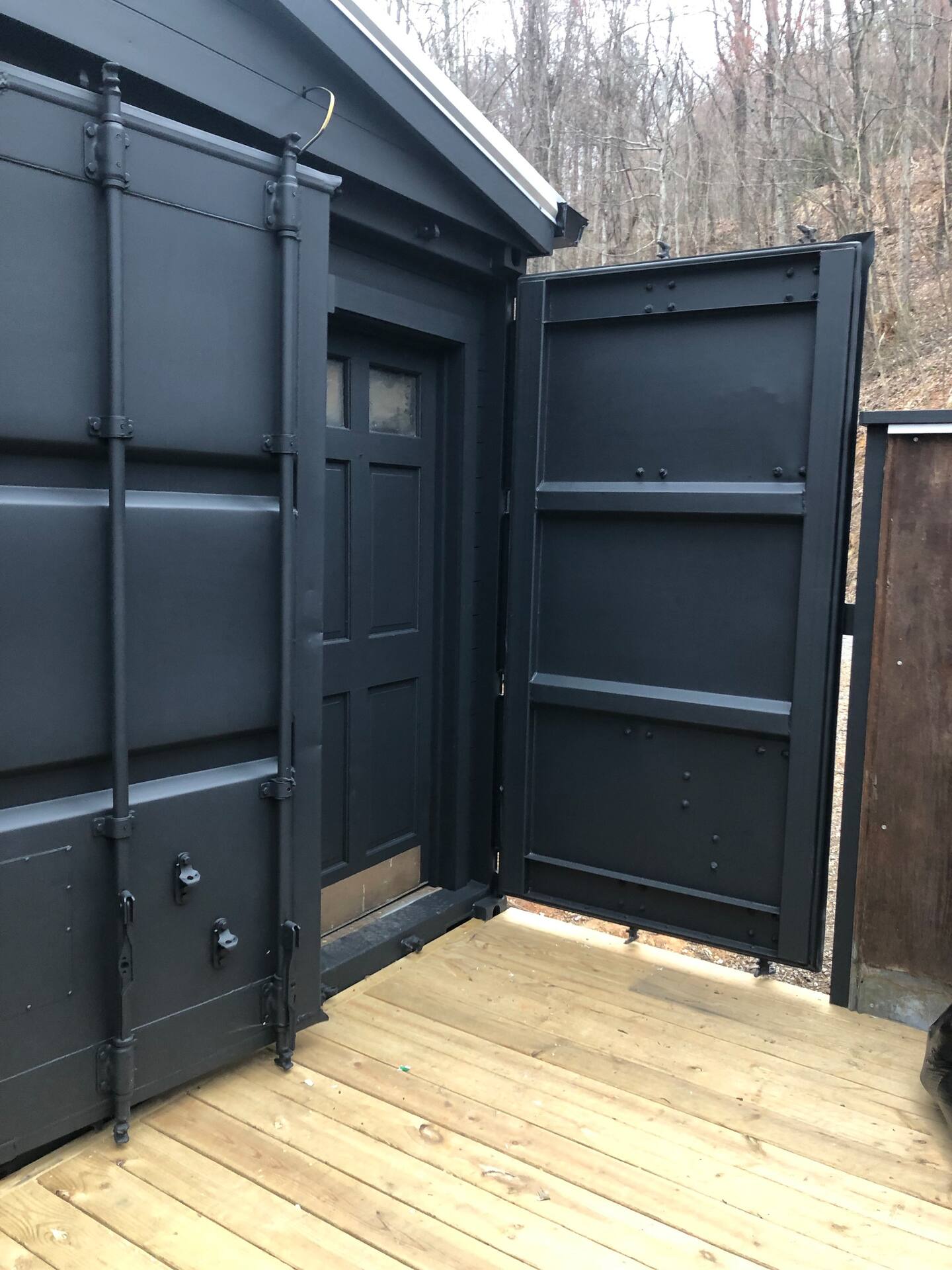 entrée maison container