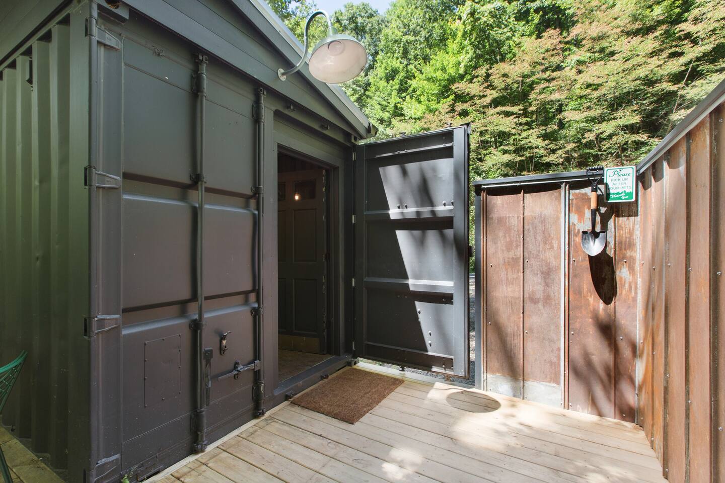 entrée maison container
