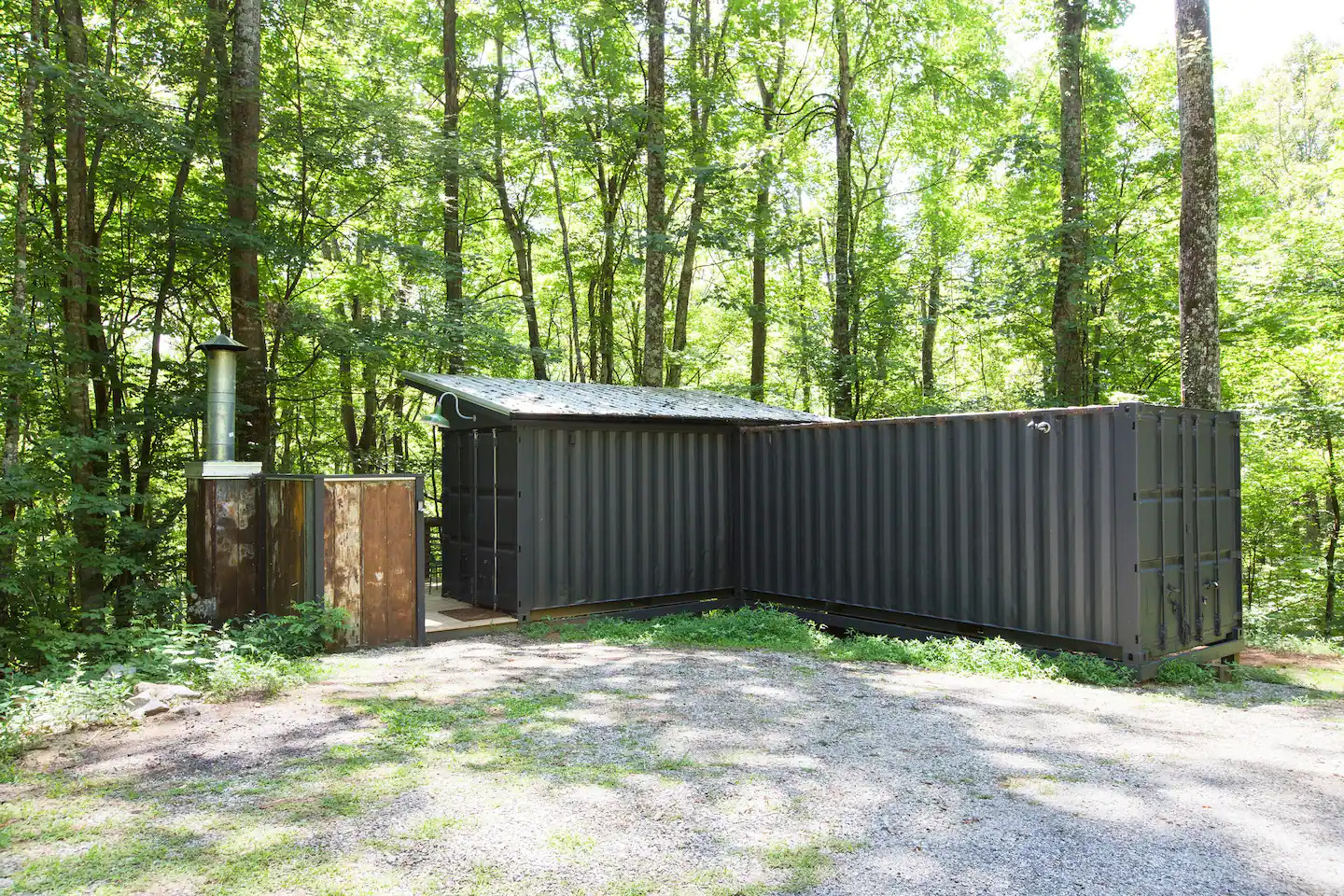 façade arrière mini maison container
