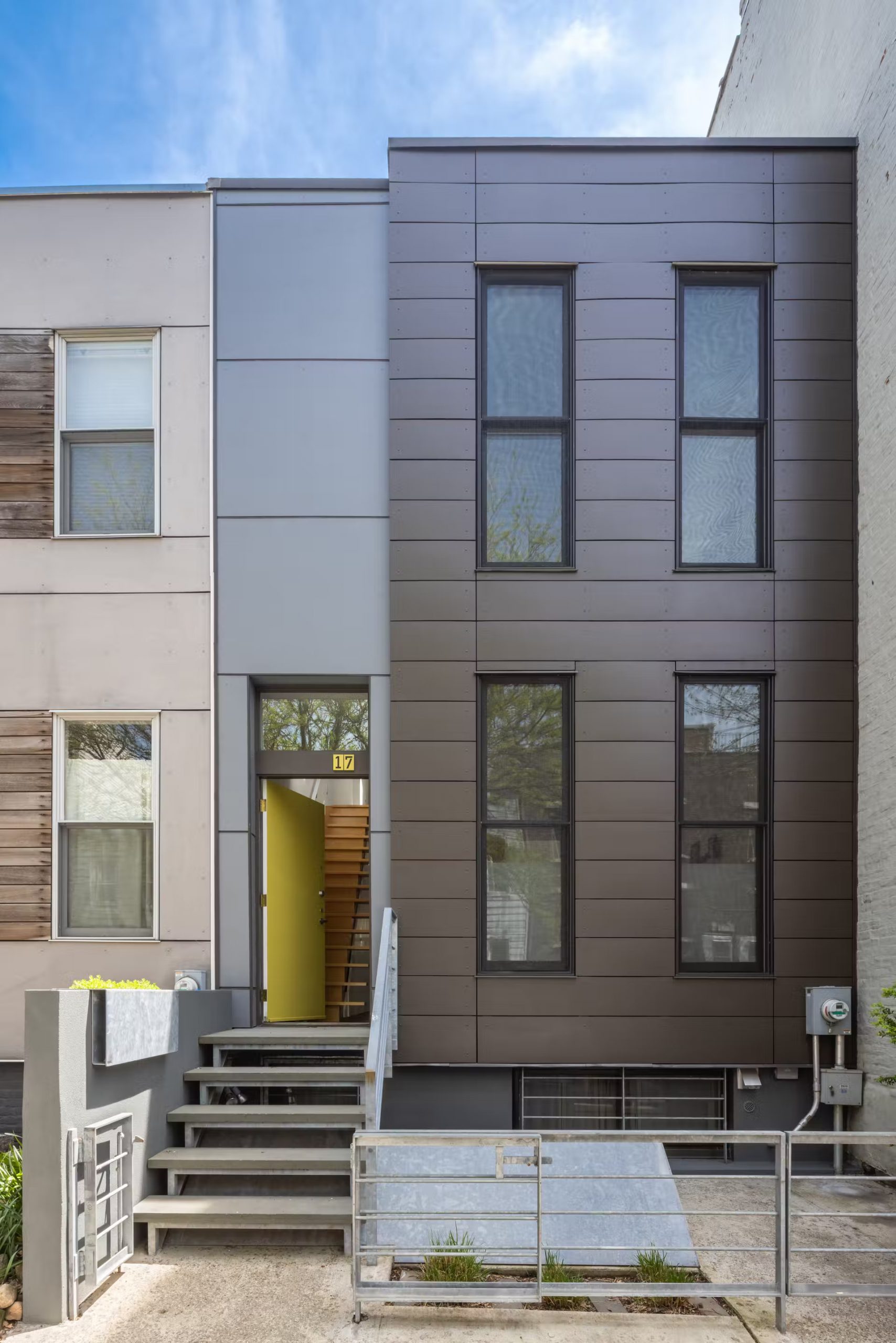 façade maison rénovée à Brooklyn