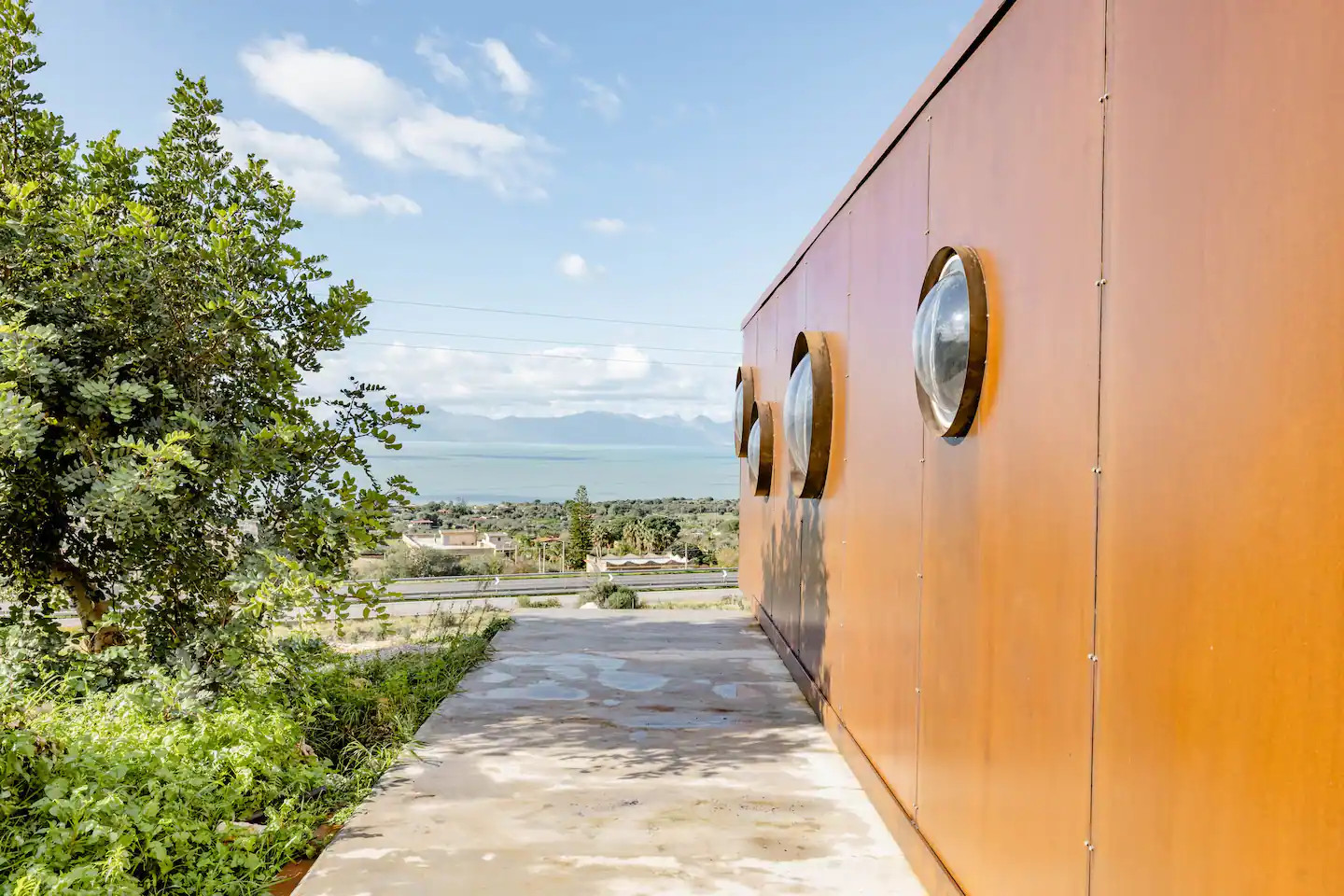 façade maison container