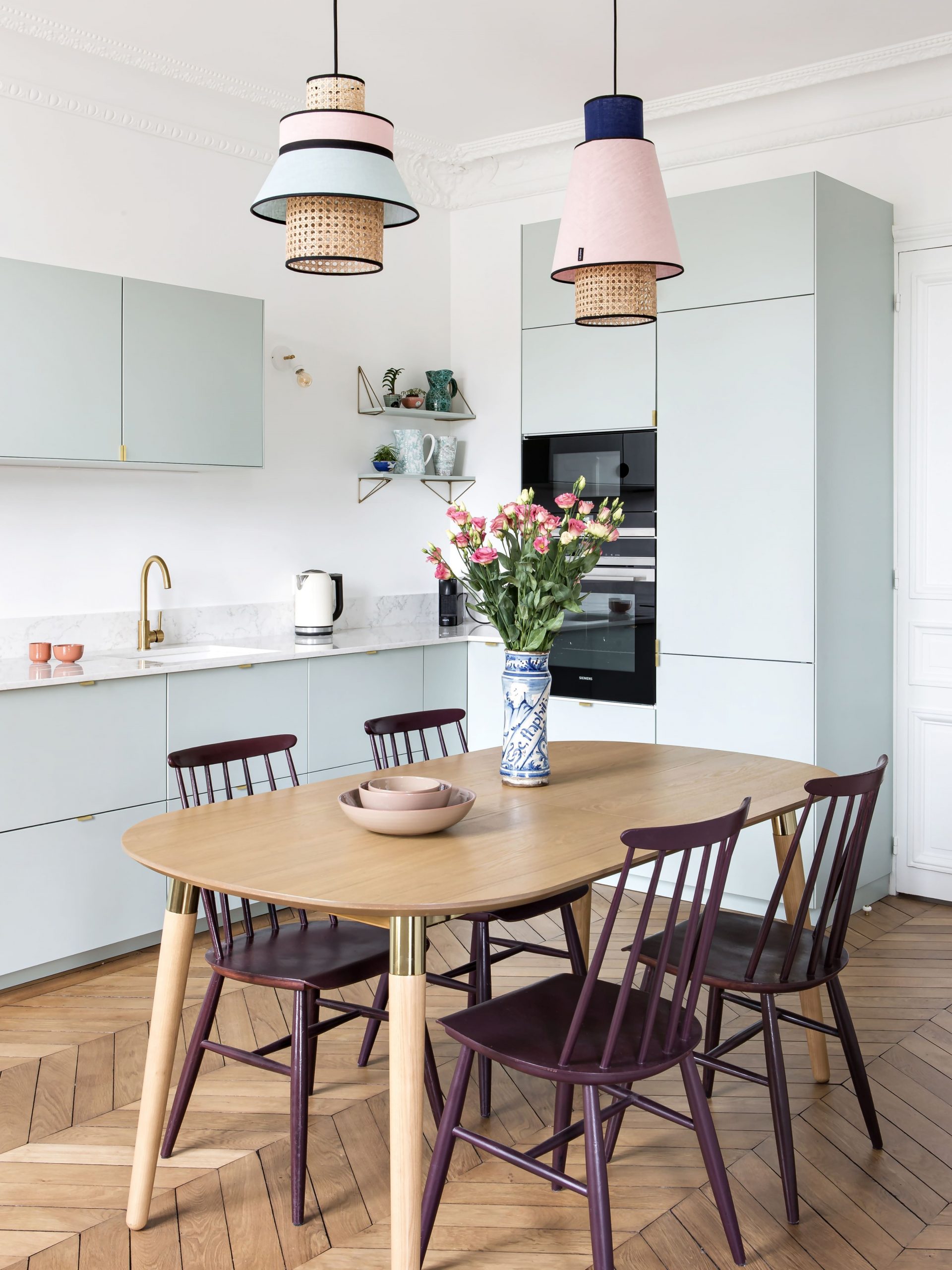 cuisine IKEA verte personnalisée avec Plum cuisine IKEA verte personnalisée avec Plum