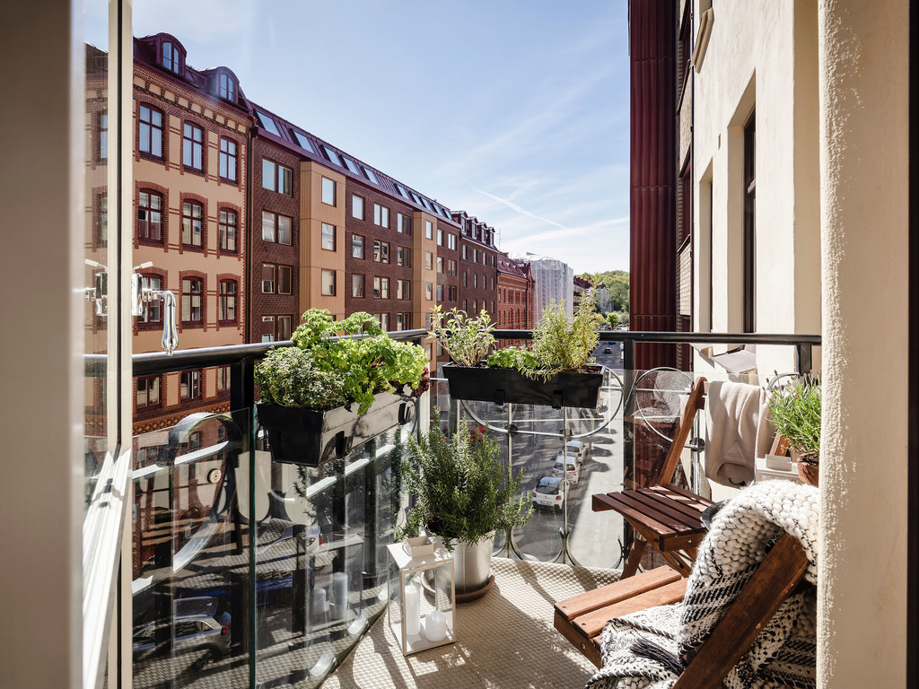 balcon aménagé