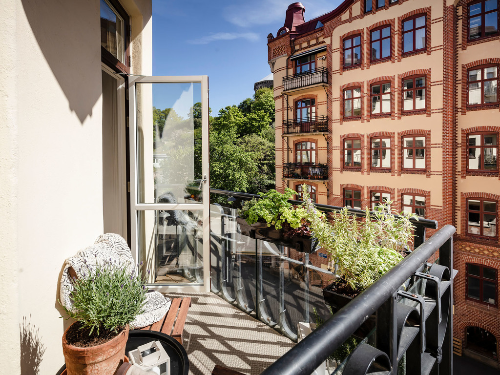 balcon aménagé