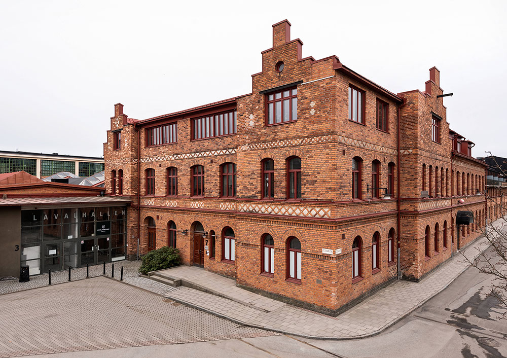 bâtiment briques Suède