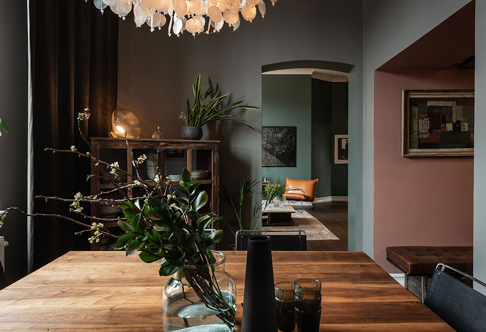 salle à manger décoration contemporaine