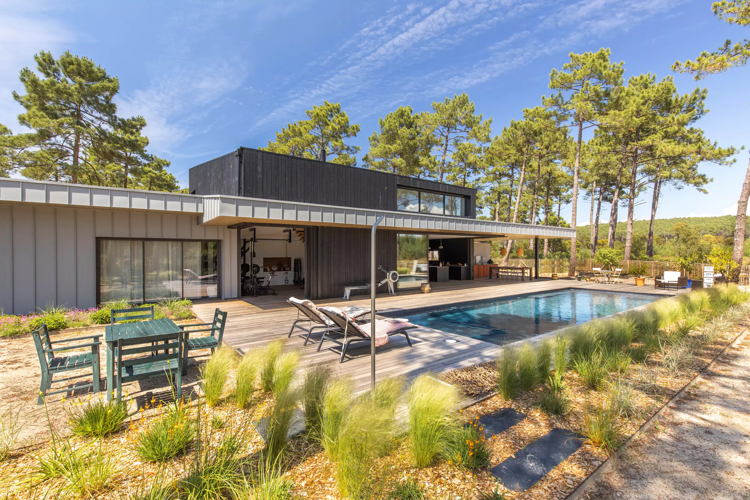 maison architecte avec piscine