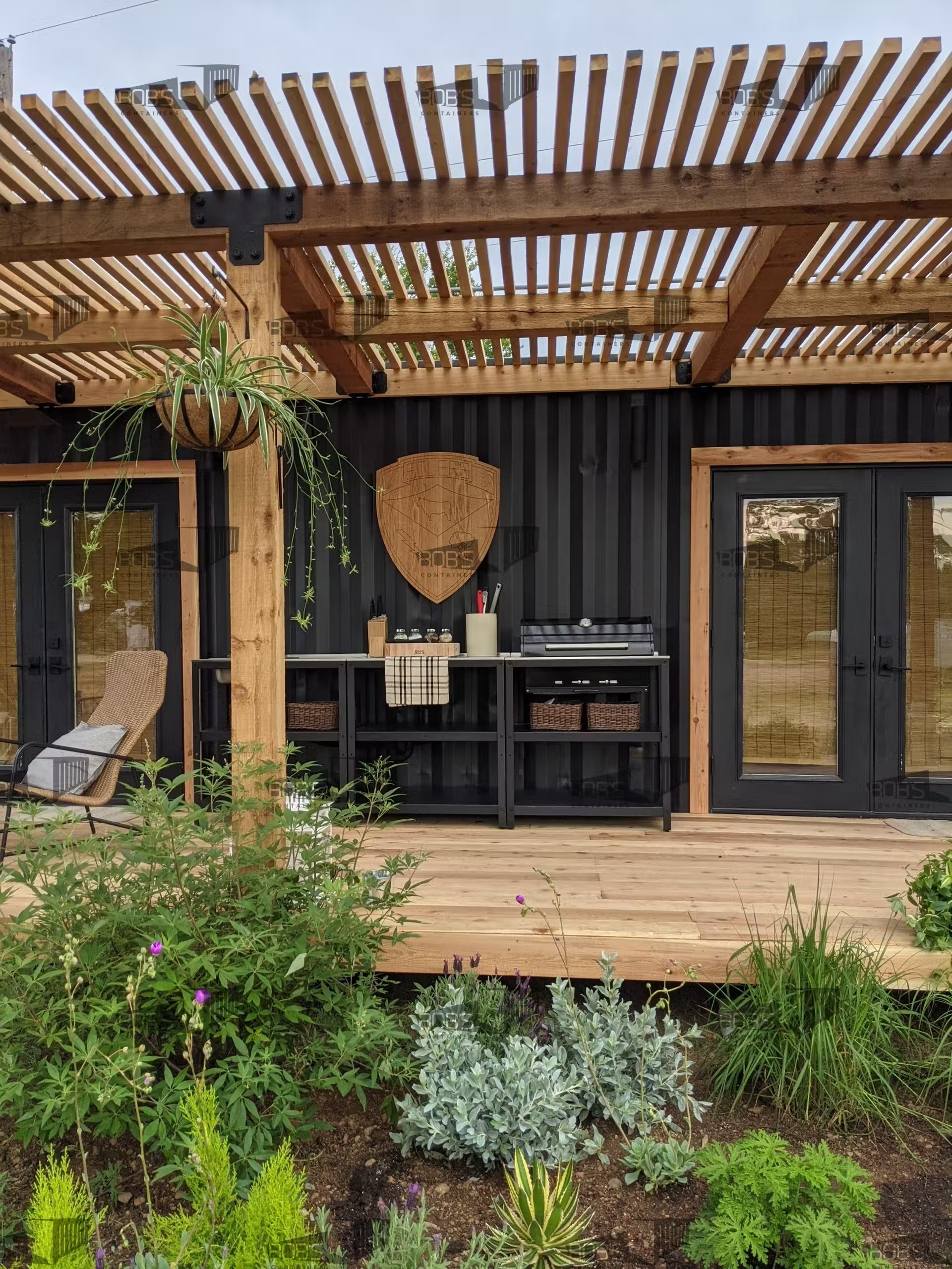 terrasse et pergola bois mini maison container terrasse et pergola bois mini maison container