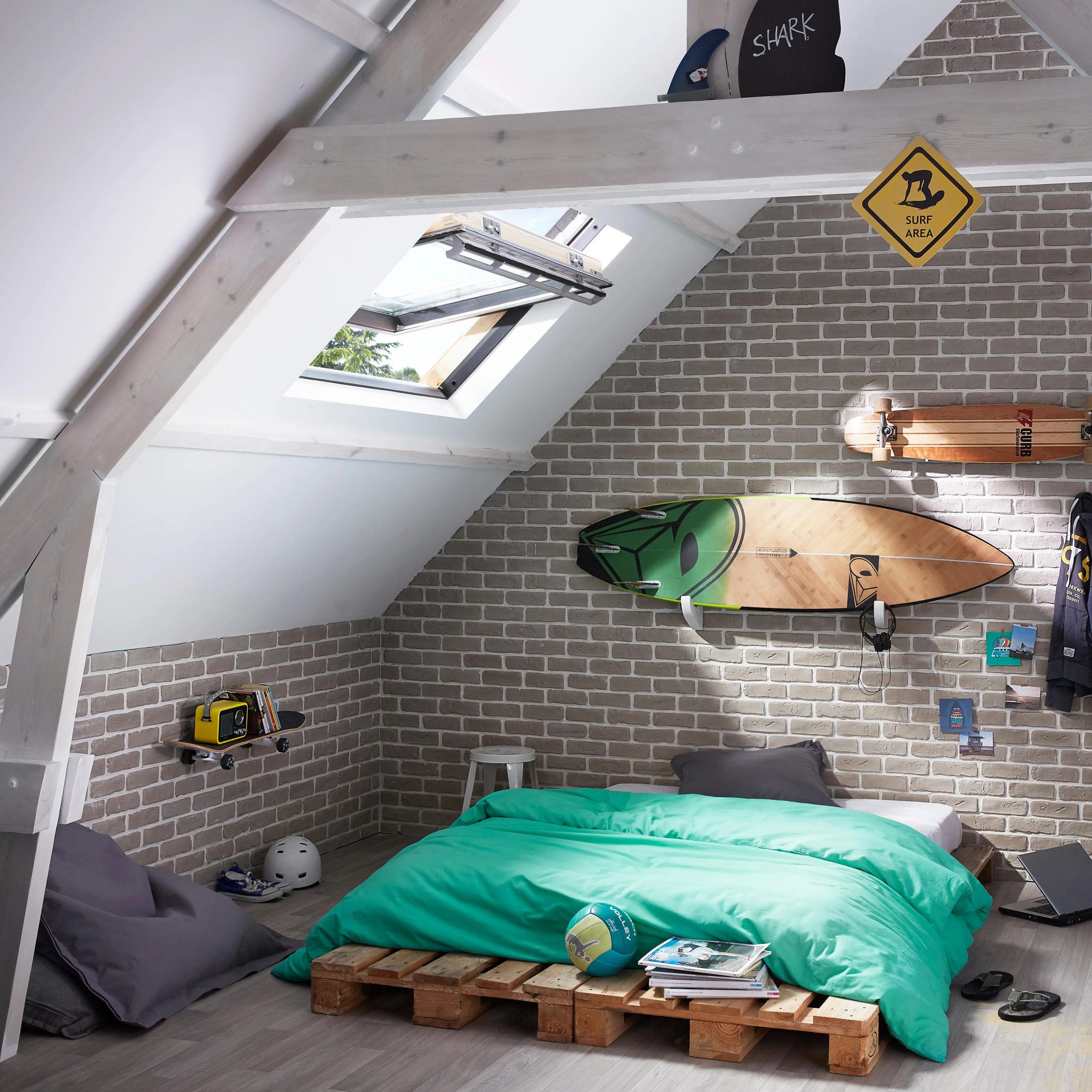 chambre dans combles aménagés