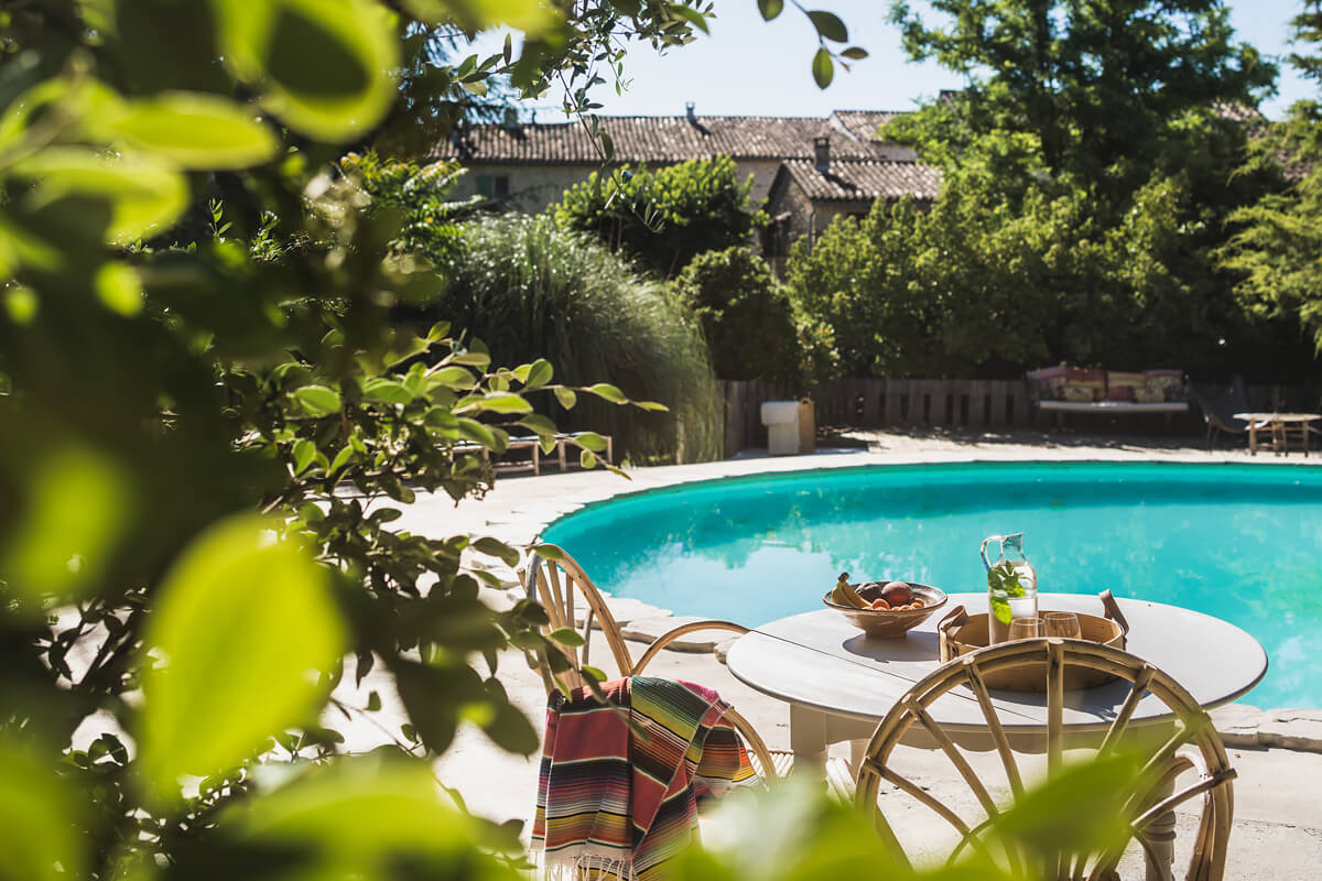 piscine maison dans les Cévennes