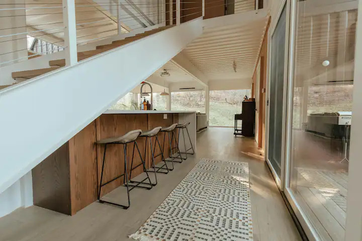 escalier design maison architecte