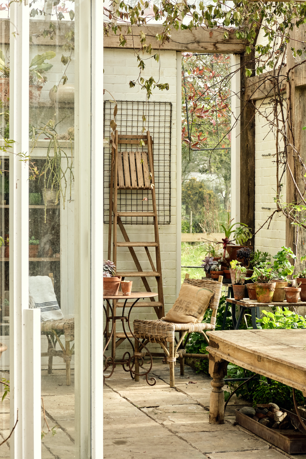 jardin d jardin d'hiver maison de campagne rénovée