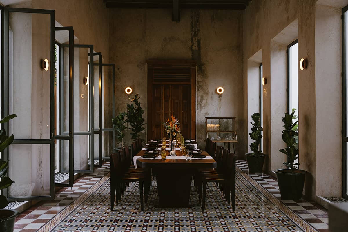 salle à manger avec carreaux de ciment maison rénovée salle à manger avec carreaux de ciment maison rénovée