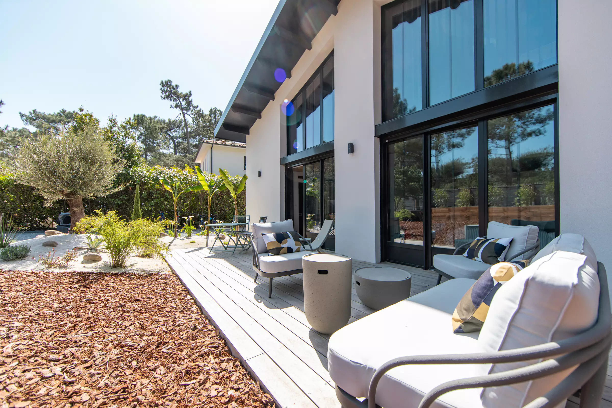 terrasse bois maison Cap Ferret