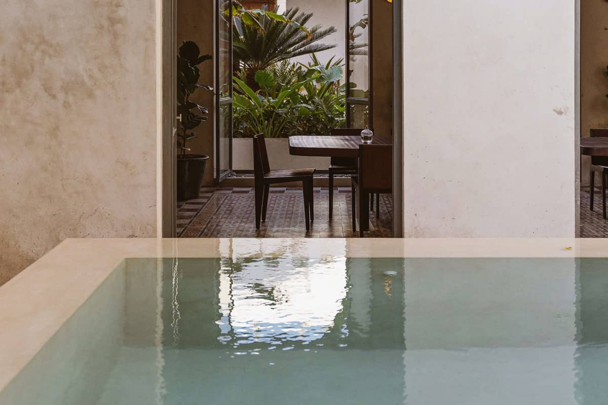 patio avec piscine maçonnée patio avec piscine maçonnée