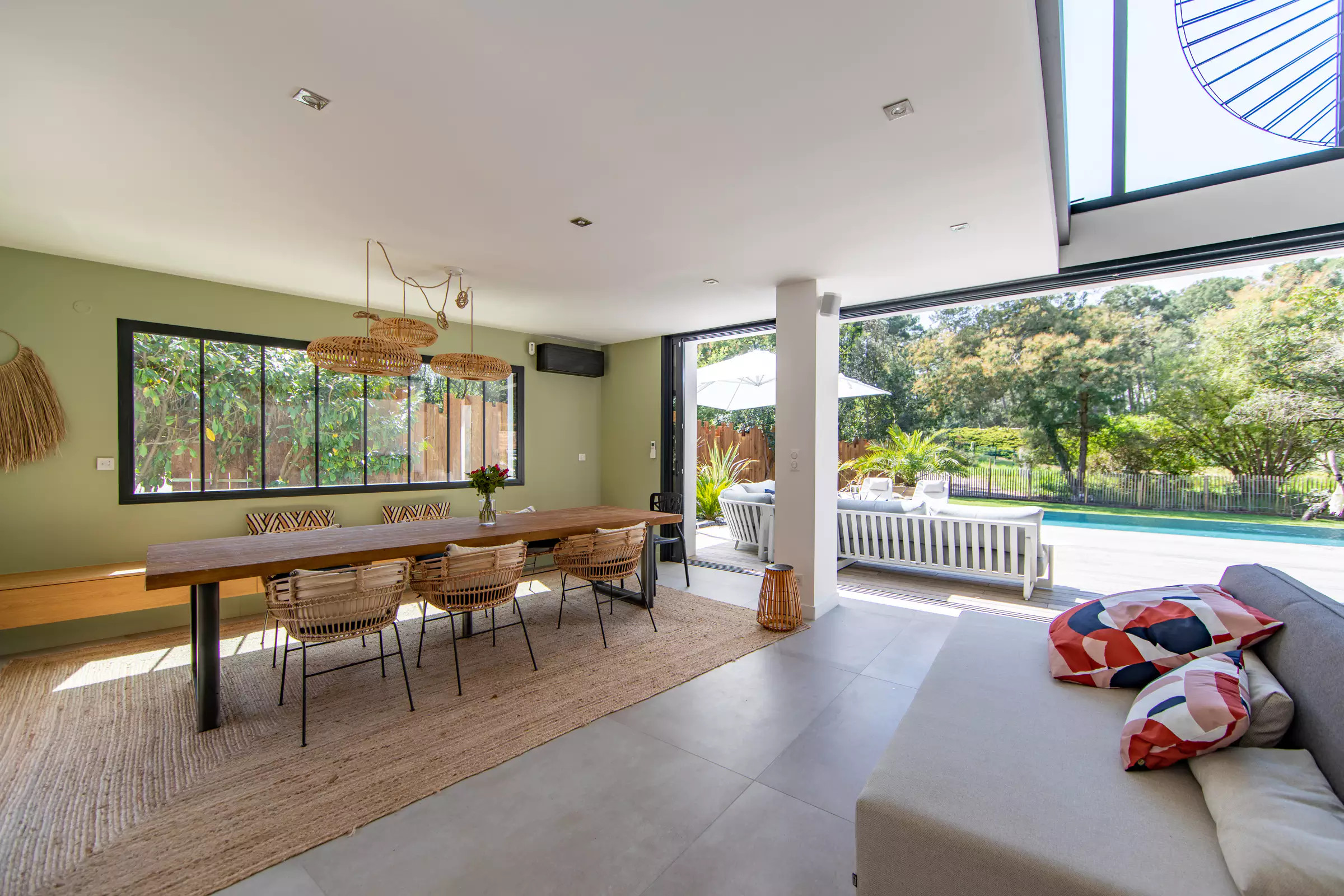 salle à manger maison Cap Ferret