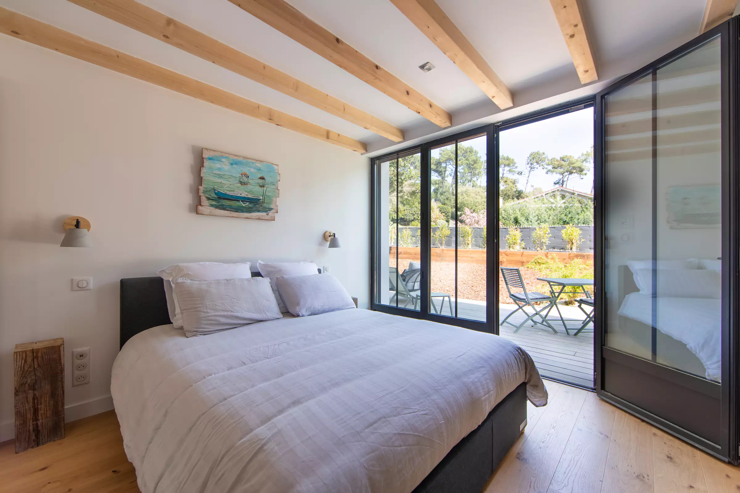 chambre maison Cap Ferret