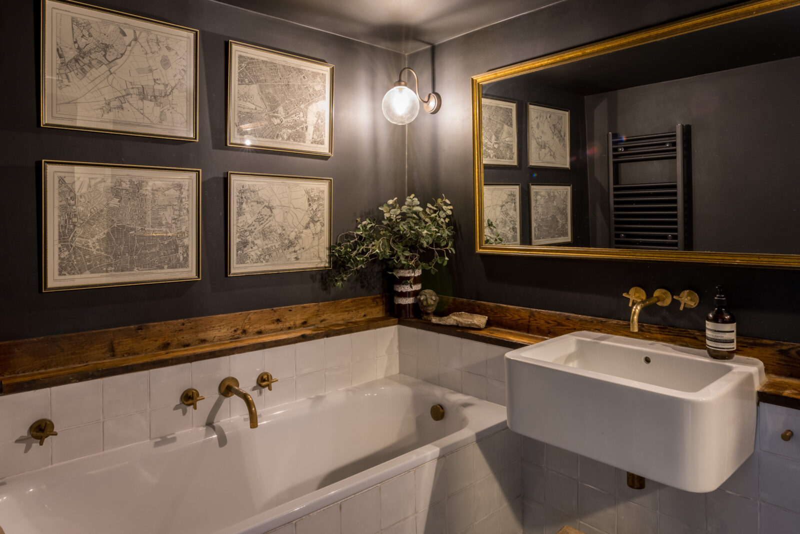 salle de bain décoration vintage