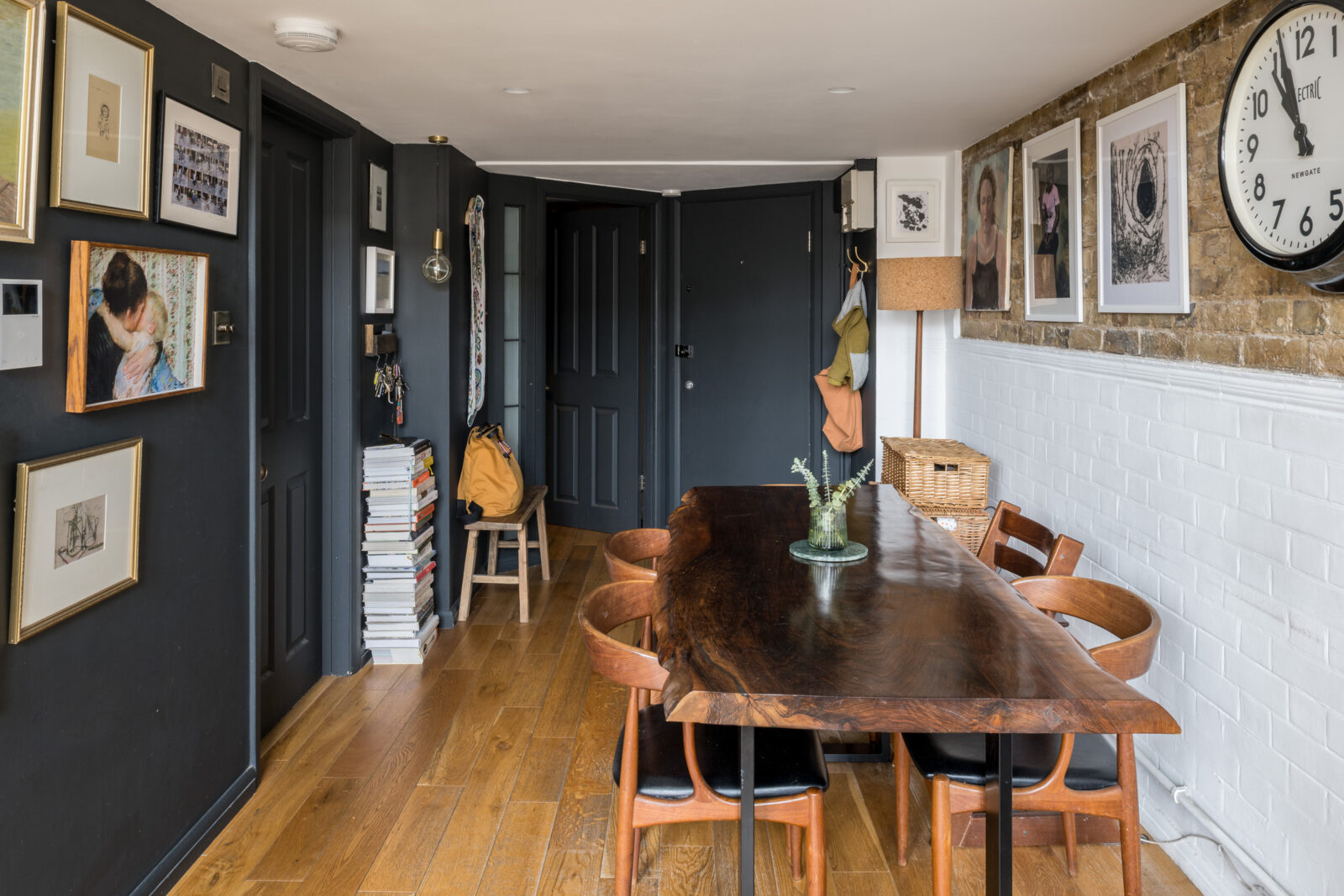 salle à manger duplex décoration vintage