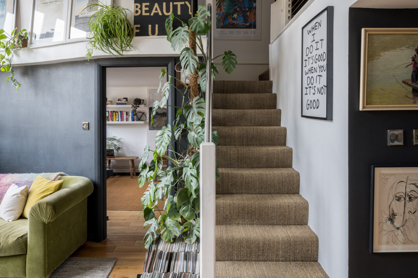 escalier appartement en duplex