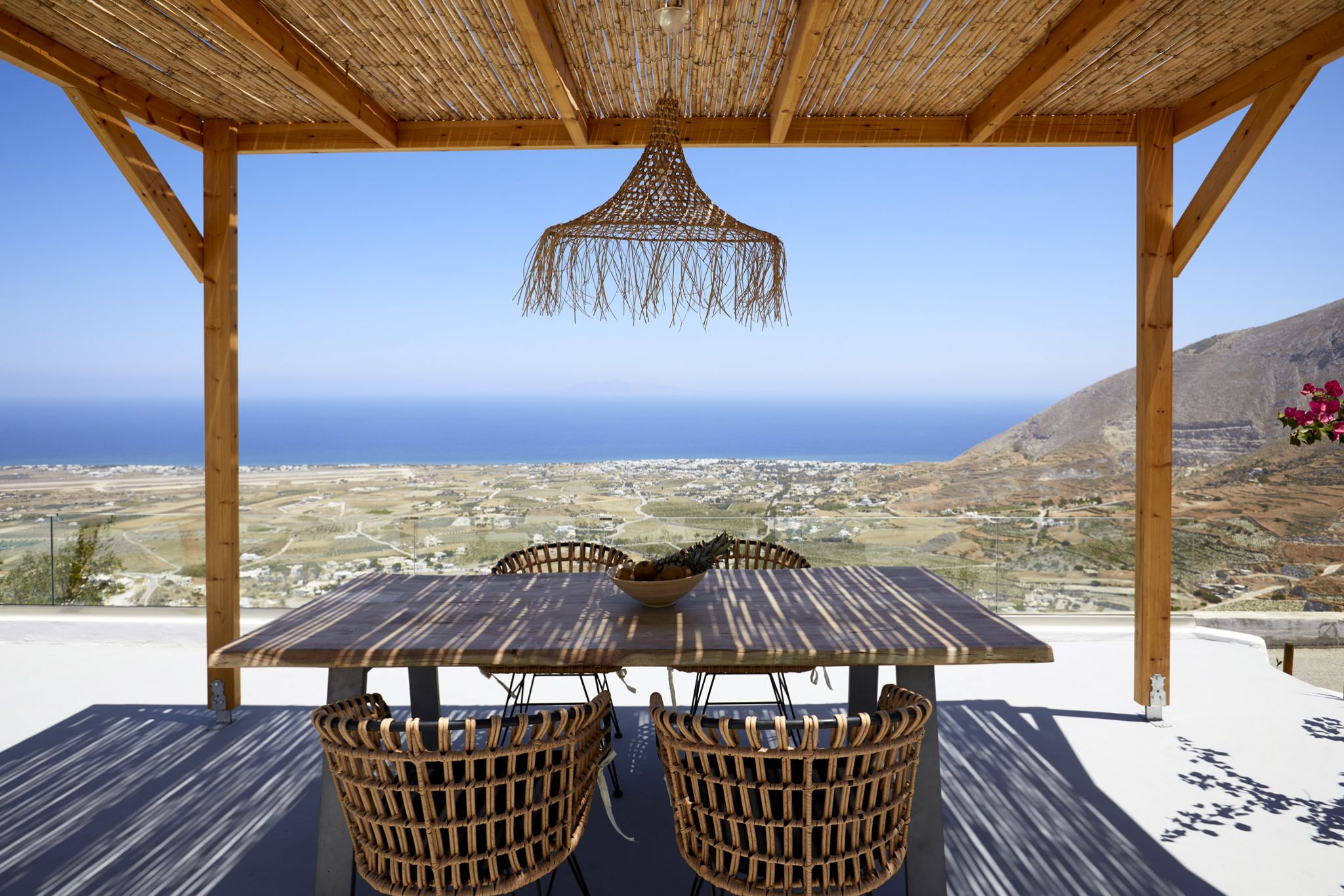 terrasse avec pergola bois