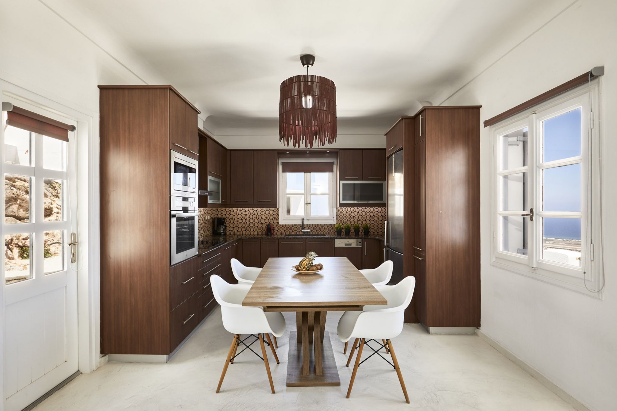 cuisine bois noyer design