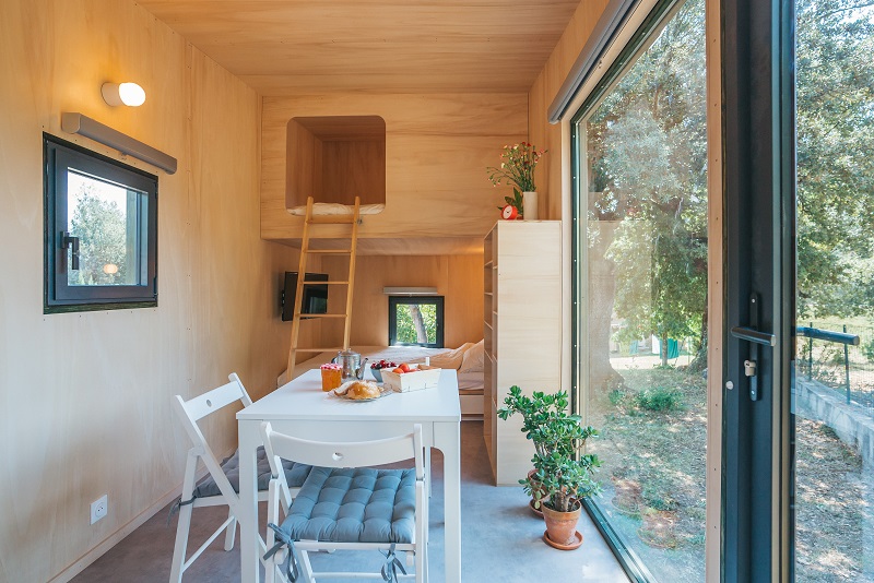 salle à manger mini maison 16m2
