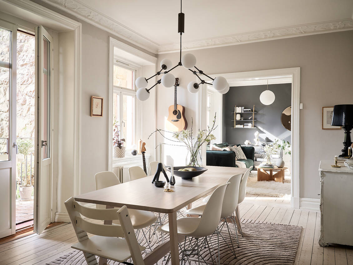 salle à manger appartement suédois décoration contemporaine salle à manger appartement suédois décoration contemporaine