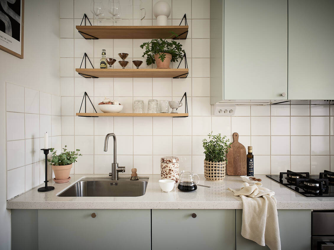cuisine vert amande design cuisine vert amande design