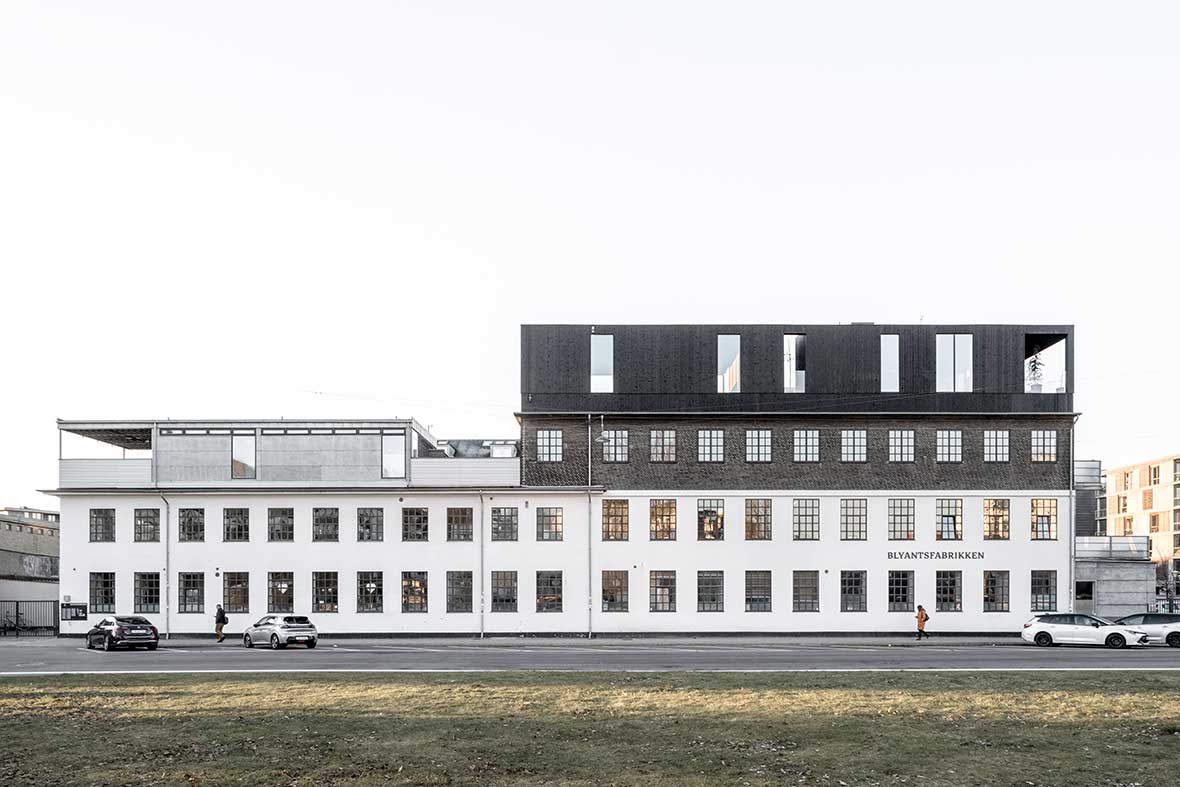 ancien bâtiment style Bauhaus Copenhague
