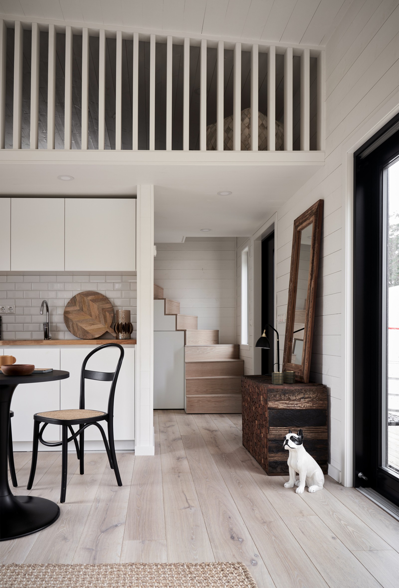 salon décoration design mini maison 27m2