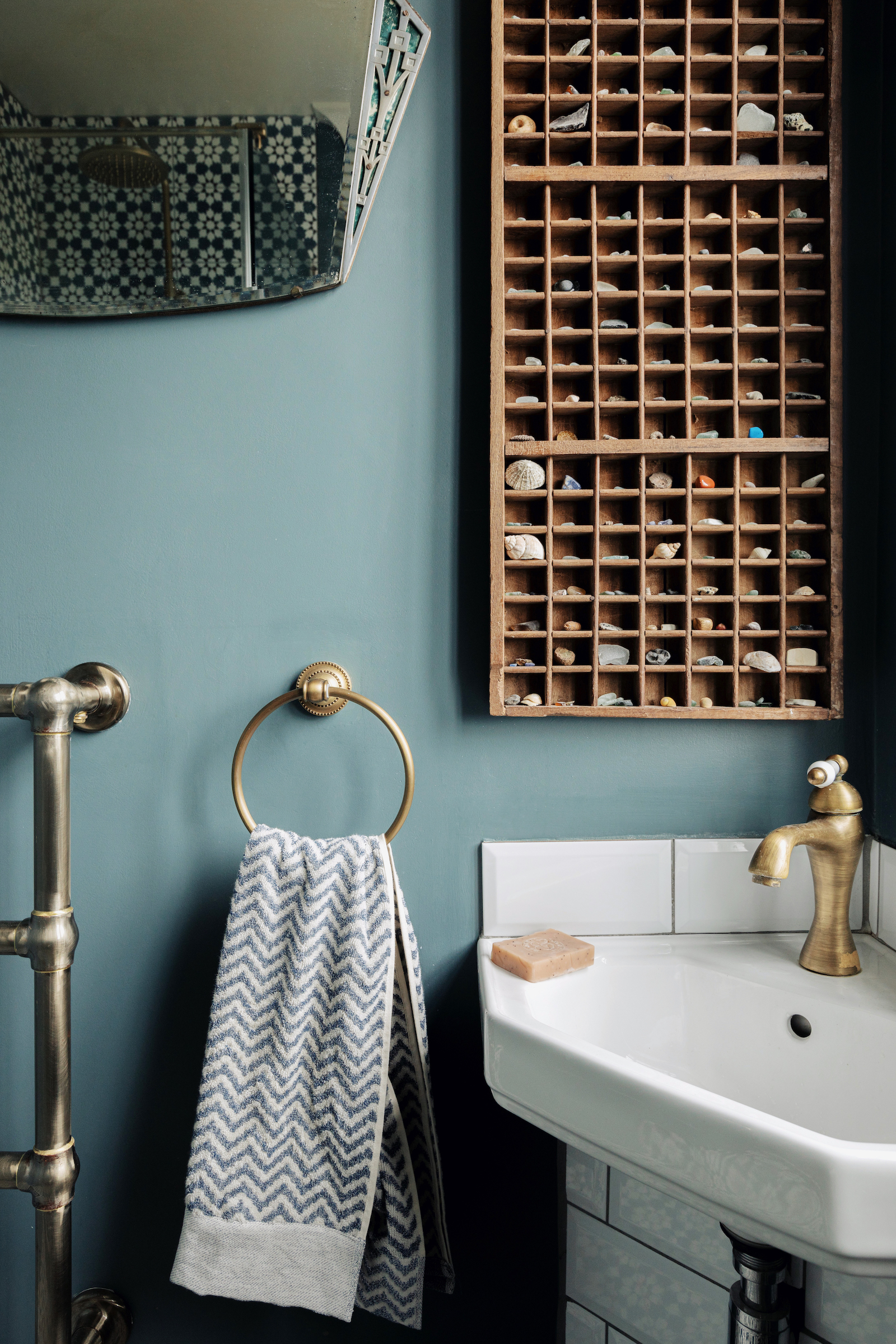 salle de bain bleue décoration vintage salle de bain bleue décoration vintage