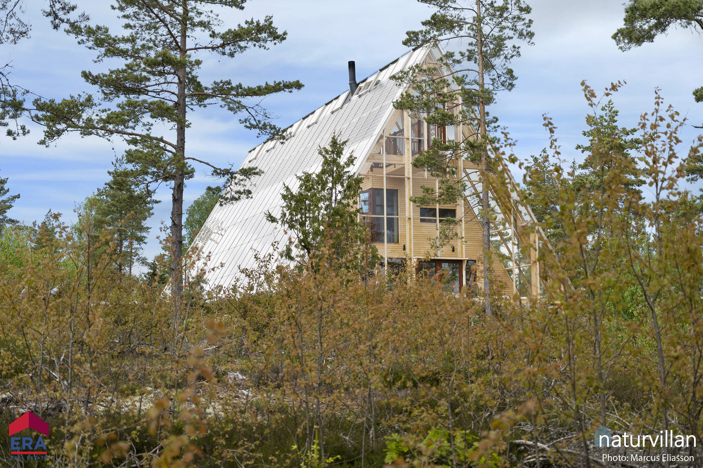 façade maison A-Frame
