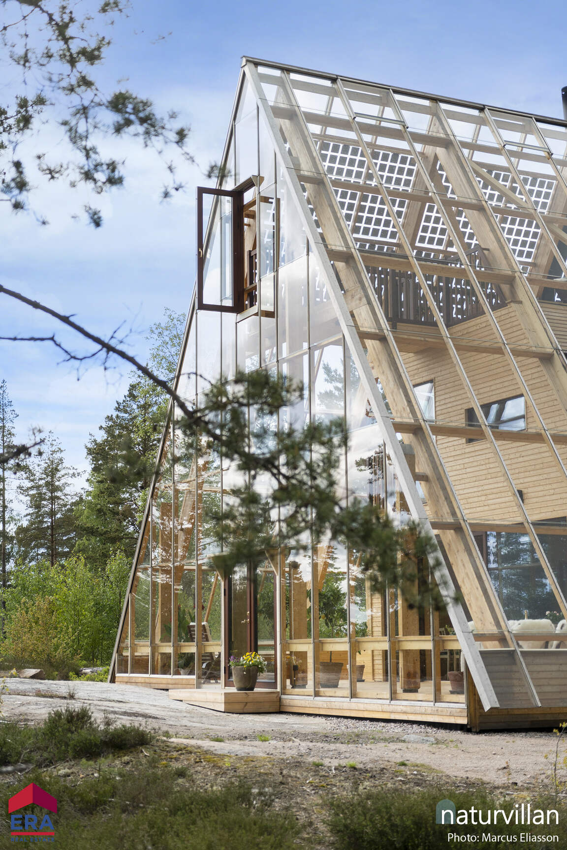 façade maison A-Frame