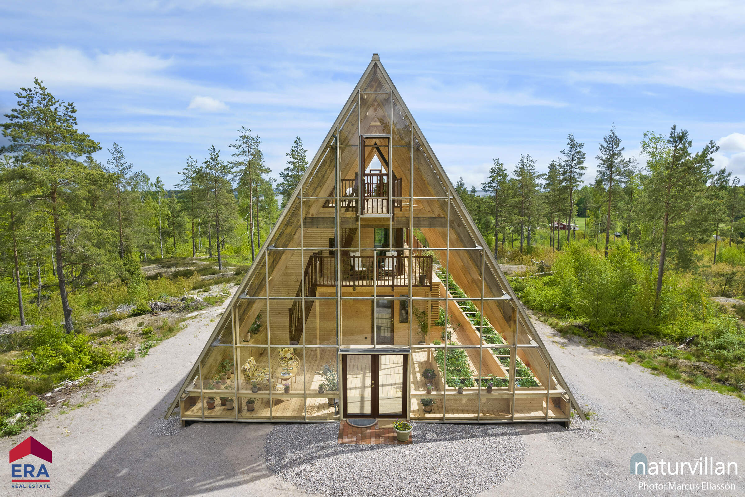 façade maison A-Frame