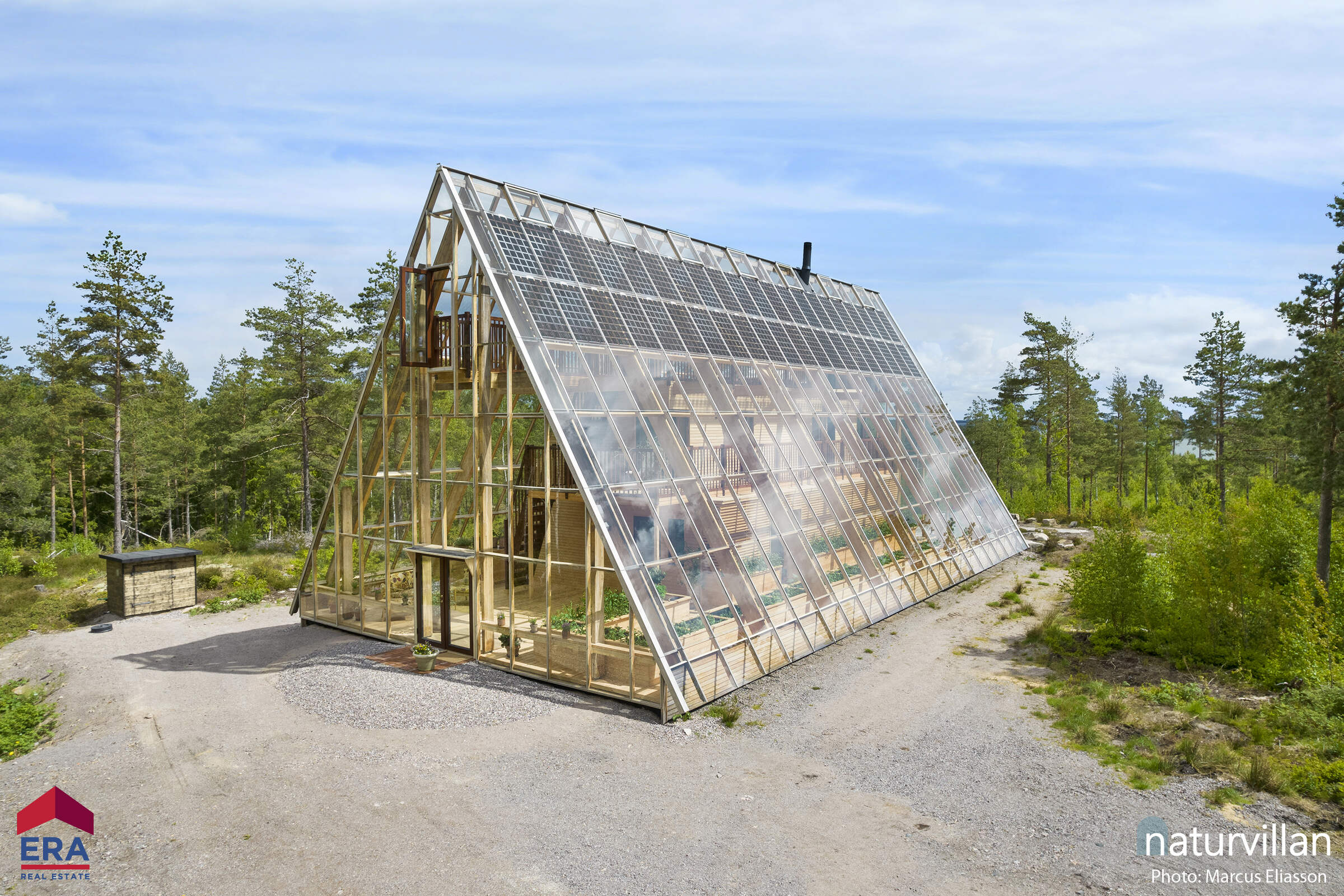 façade maison A-Frame