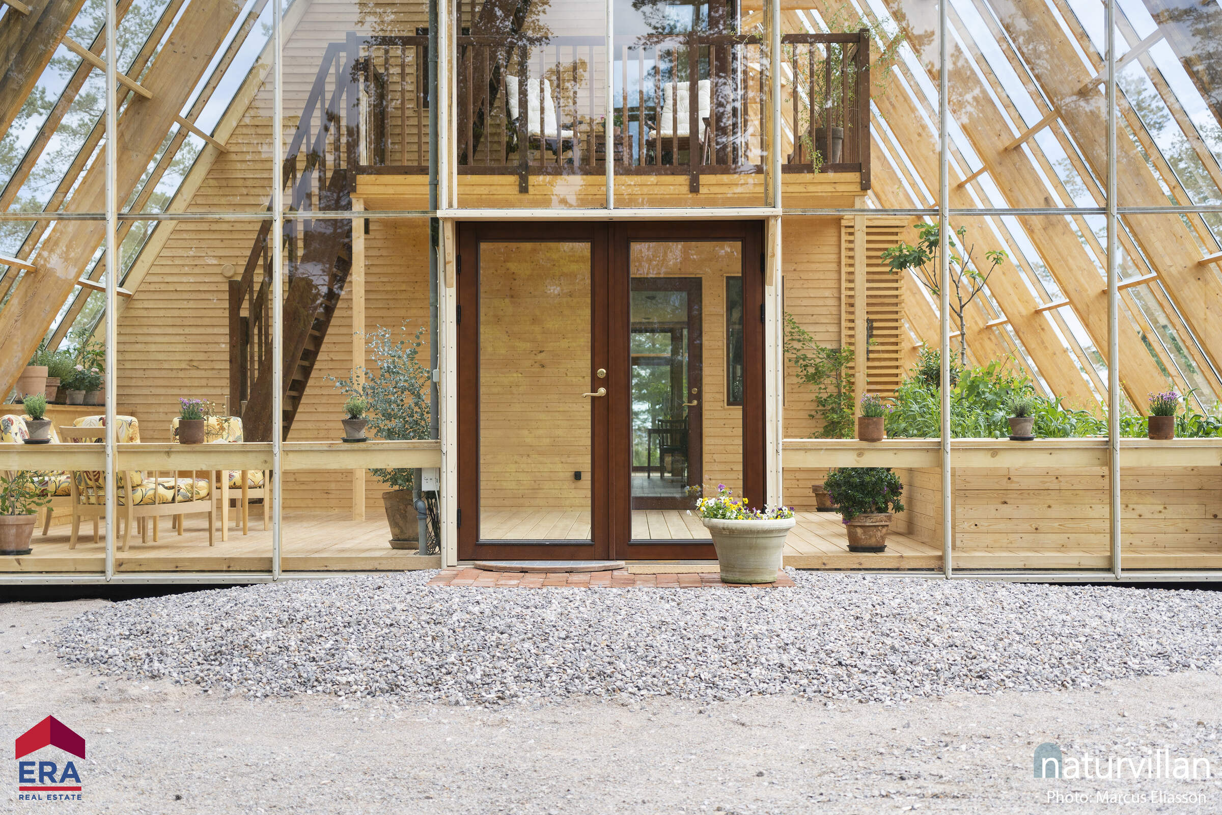 façade maison A-Frame