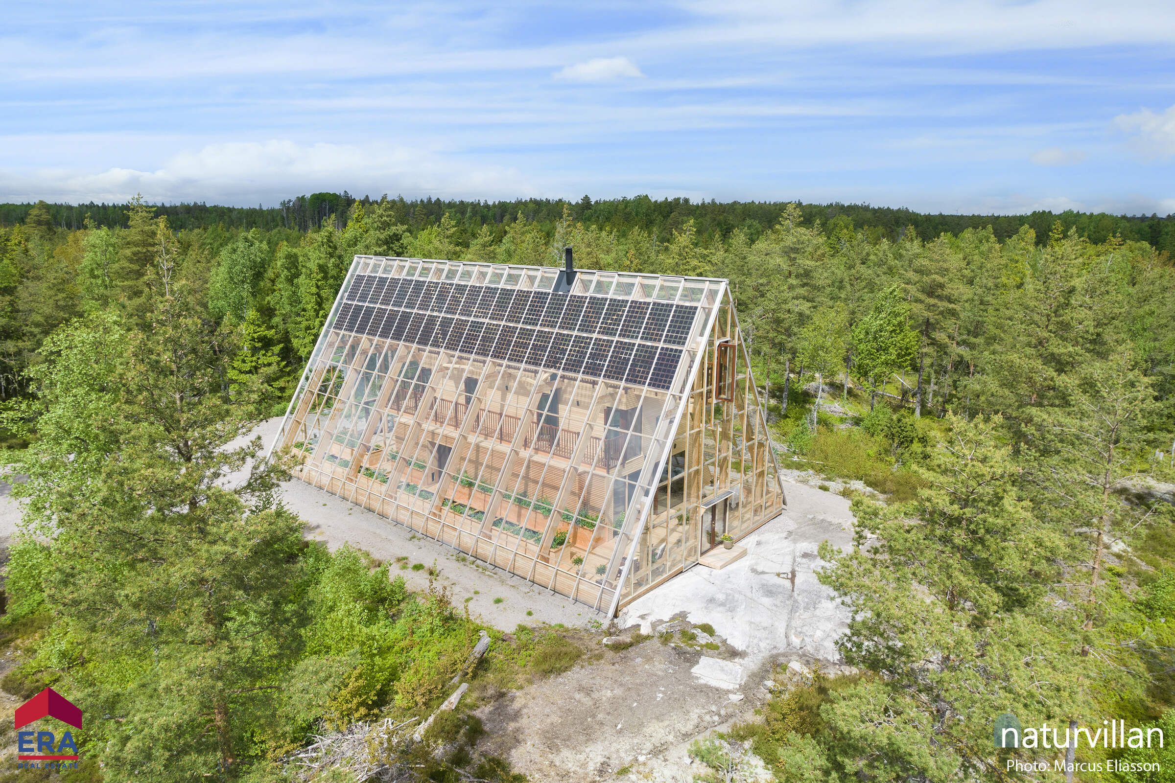 façade maison A-Frame