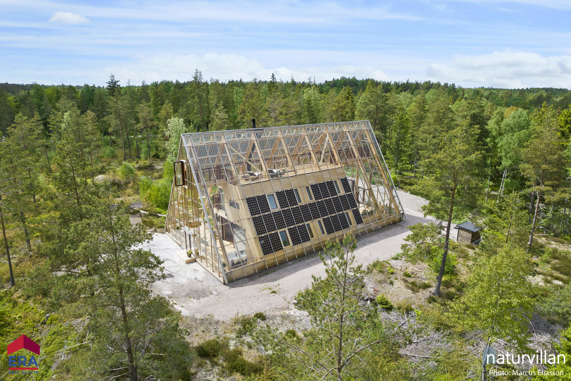 façade maison A-Frame