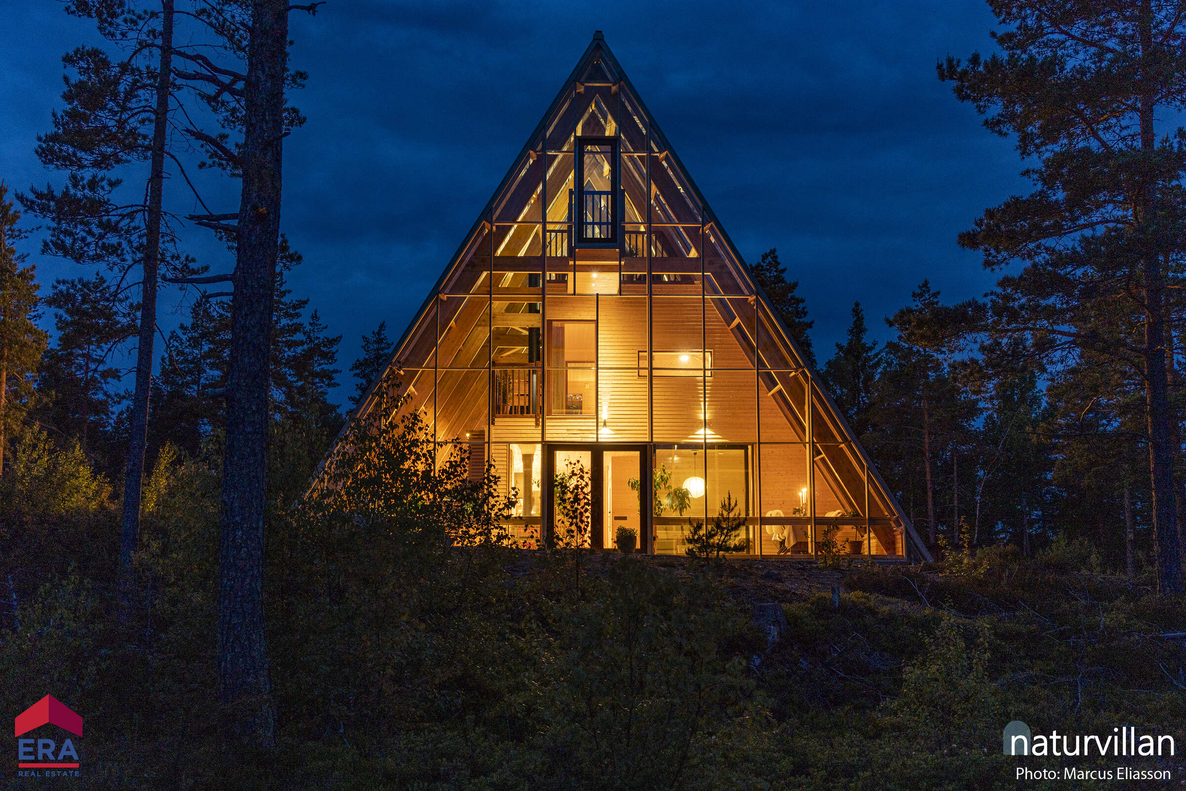 façade maison A-Frame