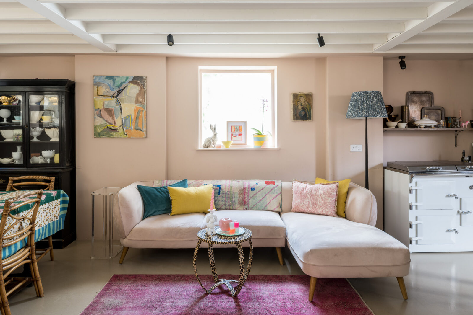 salon maison ancienne rénovée